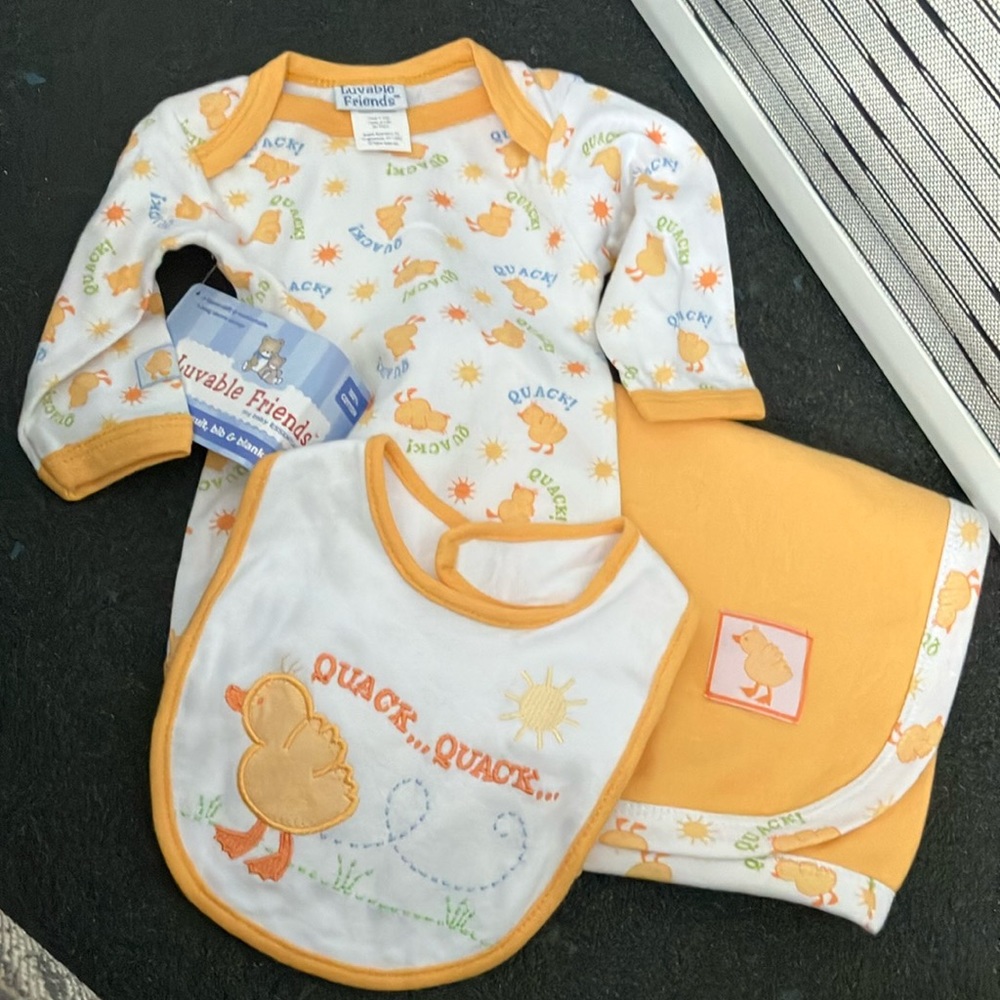 3 Piece New Baby Gift Set